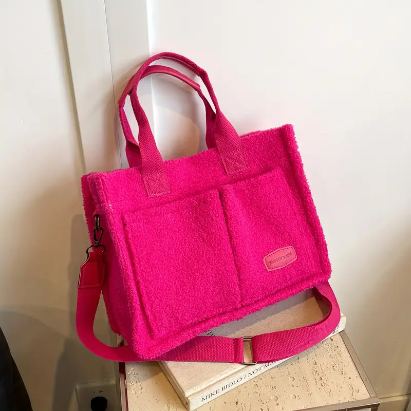 TeddyTote™ – Den ultimata mjuka & stilfulla shoppväskan