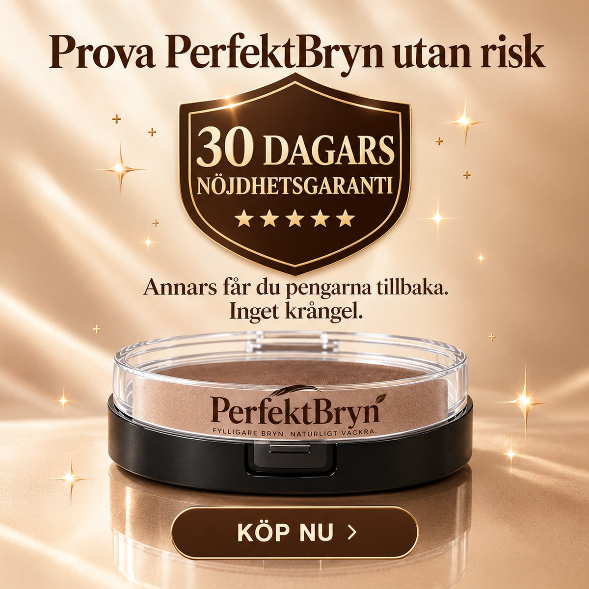 PerfektBryn™ – Få fylliga, naturliga och symmetriska ögonbryn på bara 5 sekunder