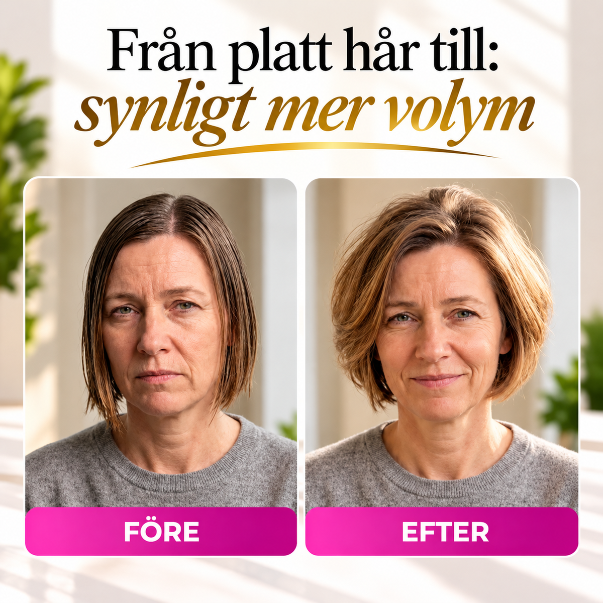 VolymLyft™ – Få fyllig volym och perfekt styling på bara några minuter