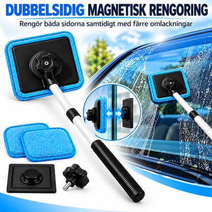 MagnetRengör™ – Rengör bilrutans båda sidor samtidigt med magnetisk teknik