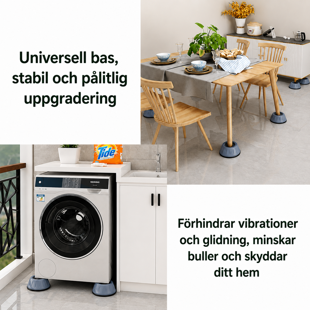LugnTvätt™ – Tystare tvättmaskin på sekunder