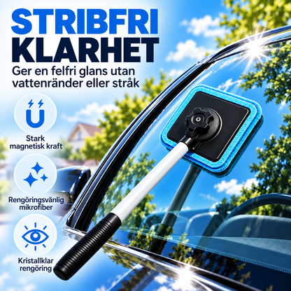 MagnetRengör™ – Rengör bilrutans båda sidor samtidigt med magnetisk teknik