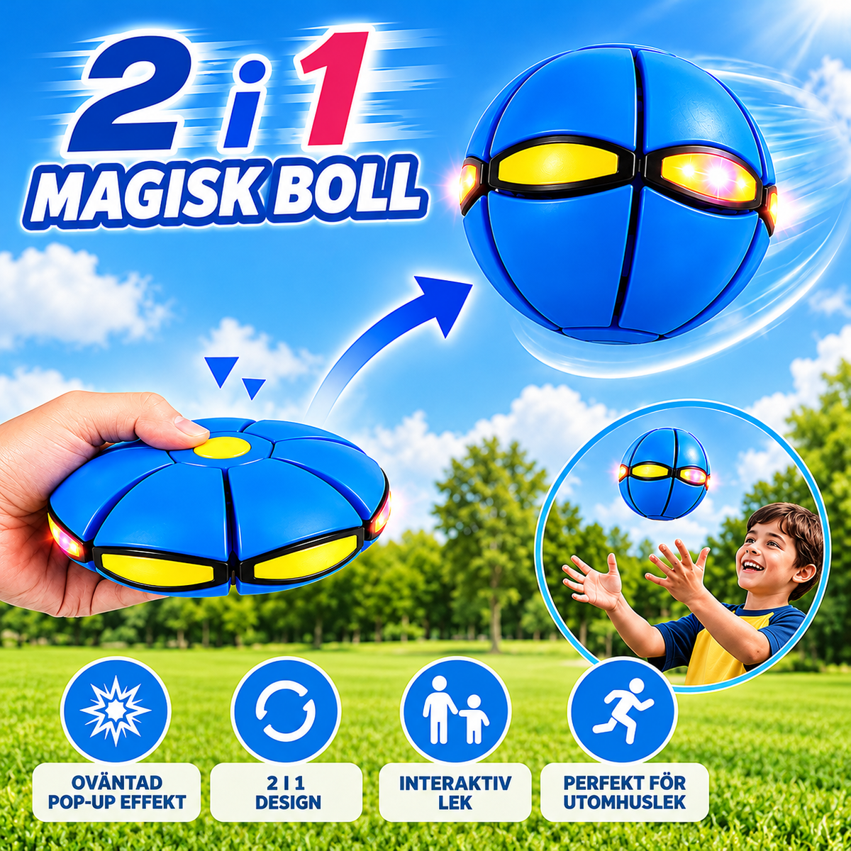 HoppMagi™ – Den överraskande hoppbollen som studsar upp som en mina