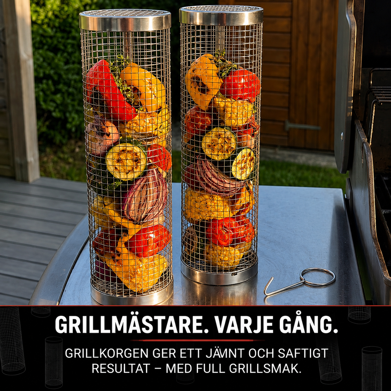 GrillSnurra™ – Jämn grillning från alla håll