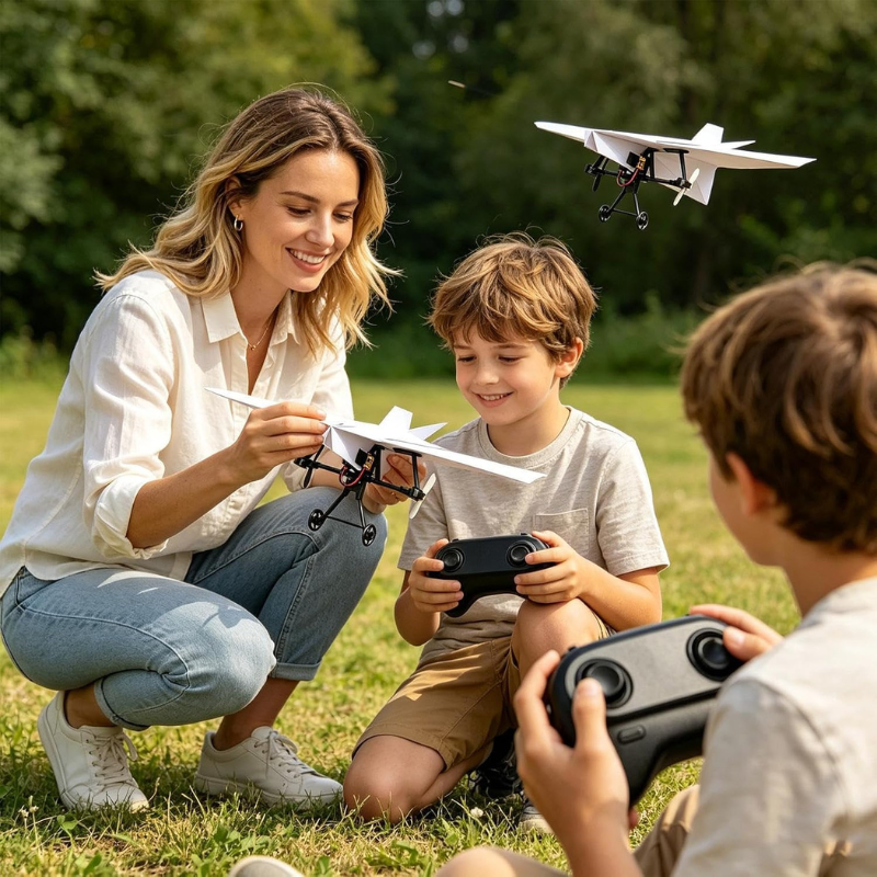 PappersPilot™ | Från pappersflygplan till fjärrstyrt flyg