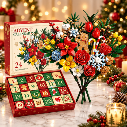 BlomsterJul™ – Bygg en vacker bukett med 24 magiska julöverraskningar