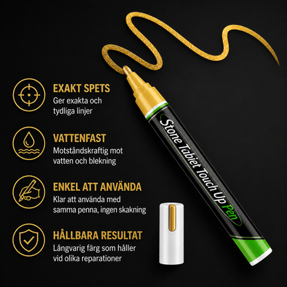 Minnesskrift™ GravyrPenna Guld – Återskapa tydliga och värdiga inskriptioner på några minuter