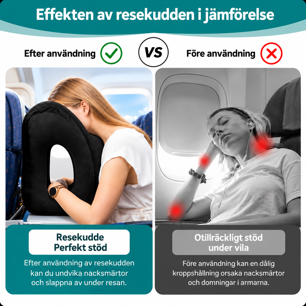 SovRo™ – Sov bekvämt på flyget, oavsett vart du reser