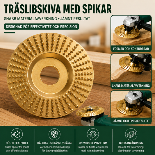 TräKraft™ Pro Kit – Förvandla din vinkelslip till ett precisionsverktyg