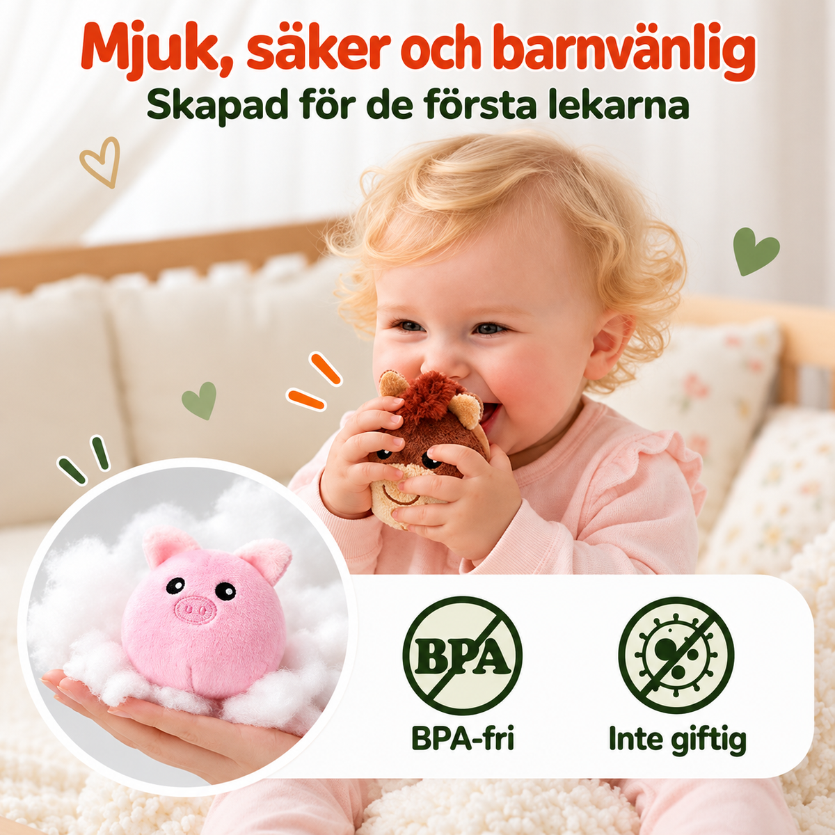 Bondgårdsvänner™ – En mjuk bondgård fylld med söta gosedjur