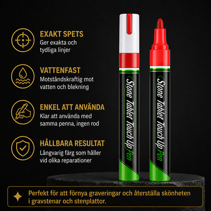 Minnesskrift™ GravyrPenna Guld – Återskapa tydliga och värdiga inskriptioner på några minuter