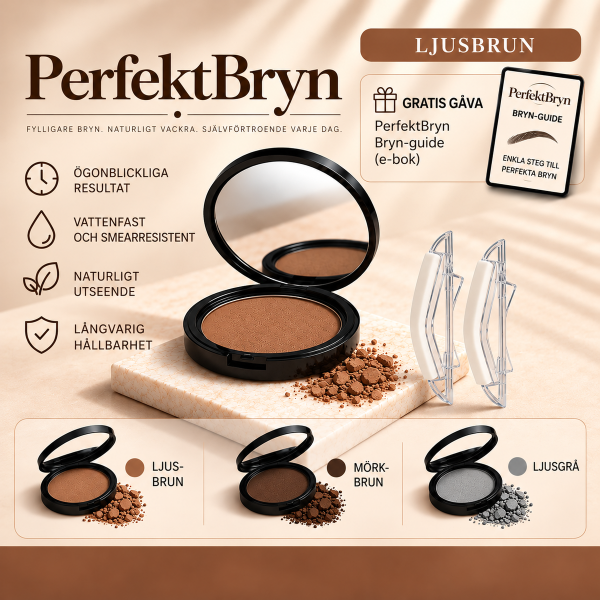PerfektBryn™ – Få fylliga, naturliga och symmetriska ögonbryn på bara 5 sekunder
