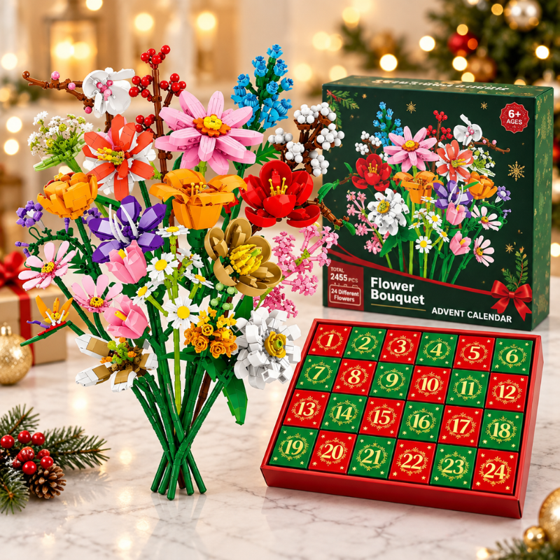BlomsterJul™ – Bygg en vacker bukett med 24 magiska julöverraskningar
