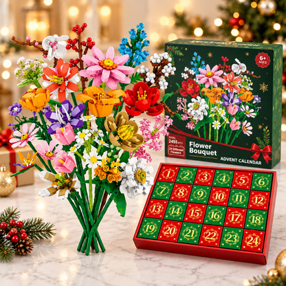 BlomsterJul™ – Bygg en vacker bukett med 24 magiska julöverraskningar