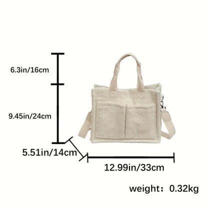 TeddyTote™ – Den ultimata mjuka & stilfulla shoppväskan