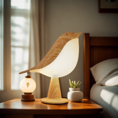 NattFågel™ – Lugnande nattlampa med mjukt ljus